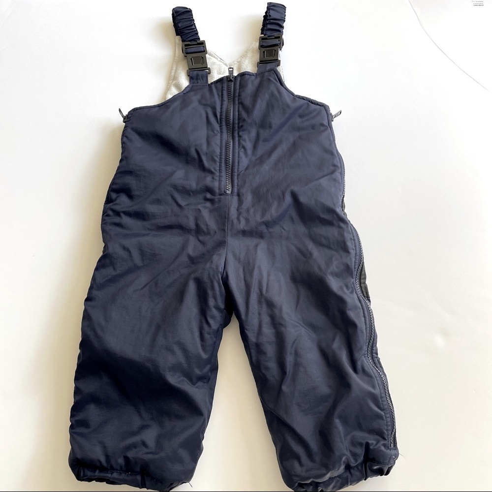 Gymboree fleece lined snow bibs